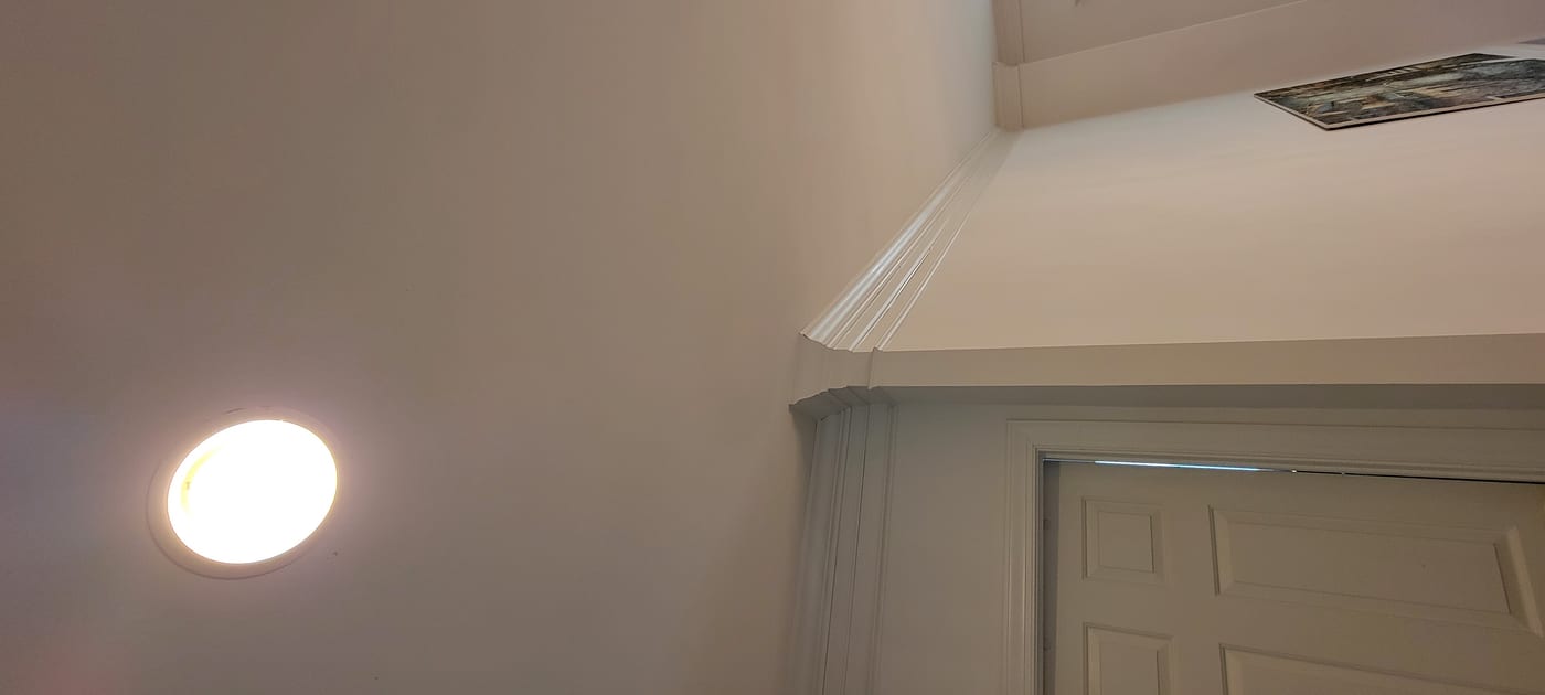 Drywall repair completed