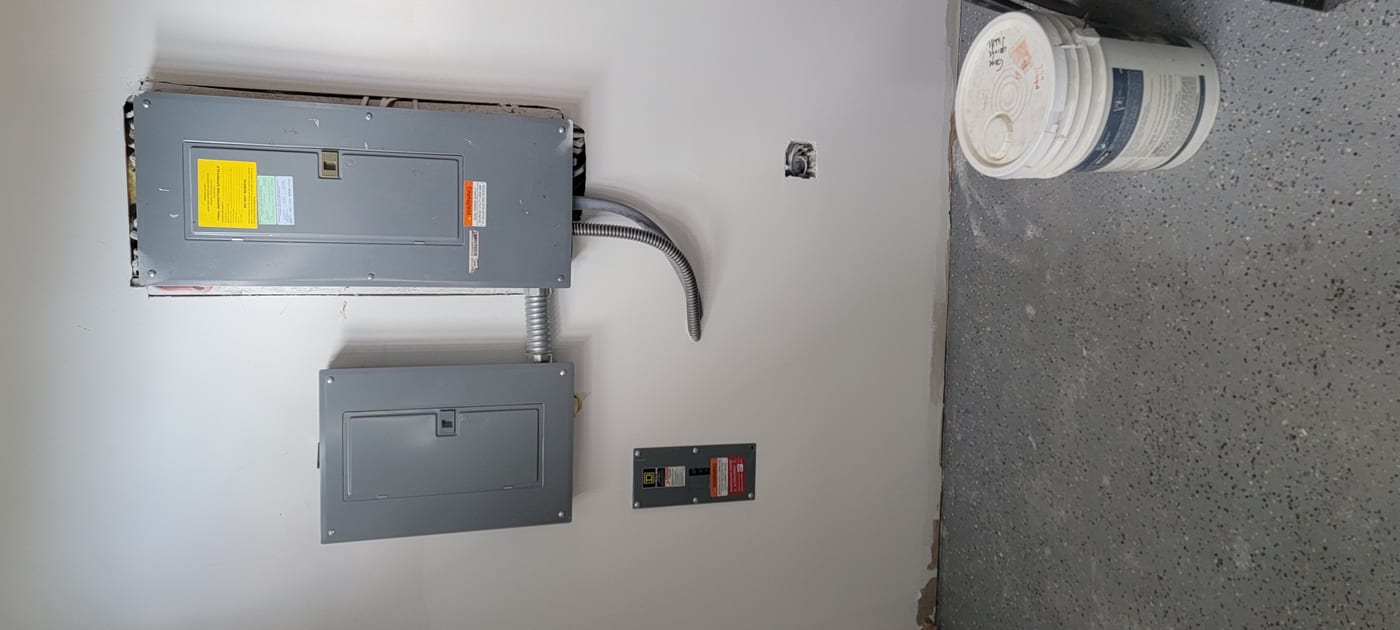 Drywall repair completed