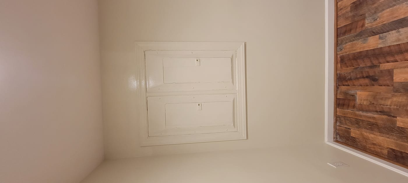 Drywall repair completed