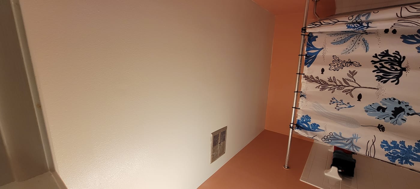 Drywall after repair