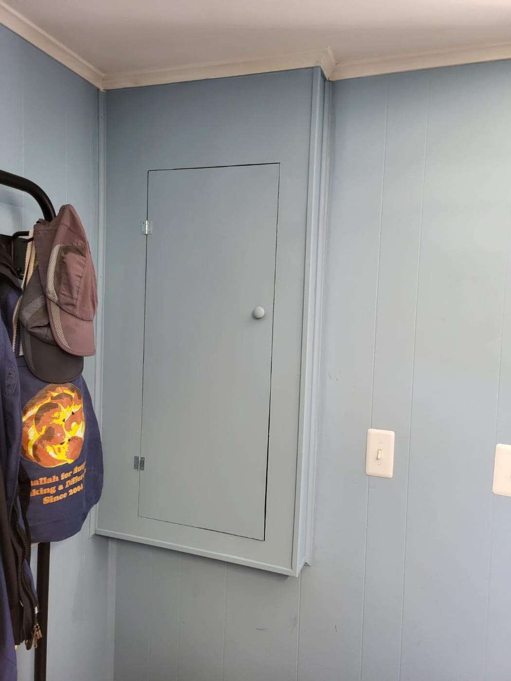 Drywall repair completed