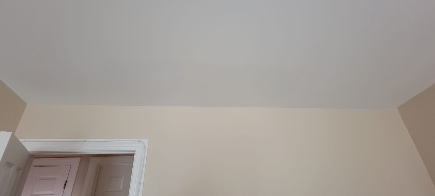 Drywall repair completed