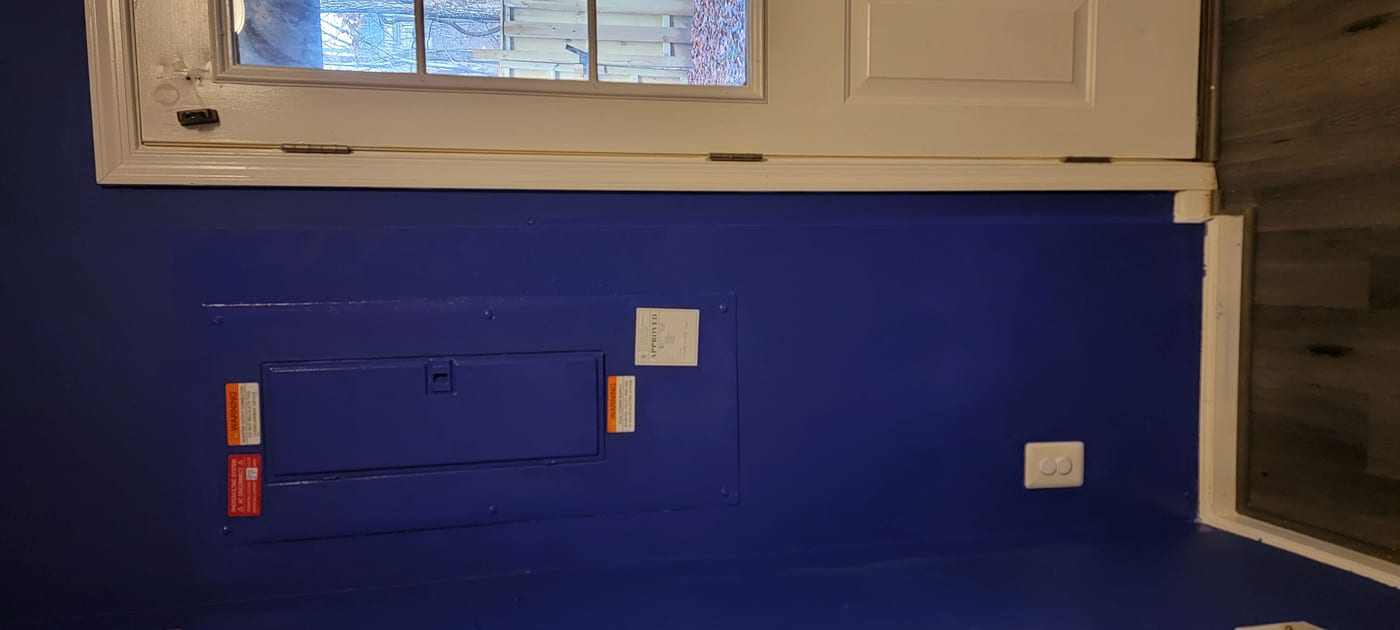 Drywall repair completed