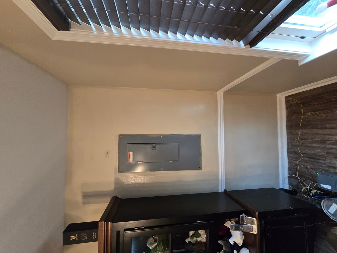 Drywall repair completed