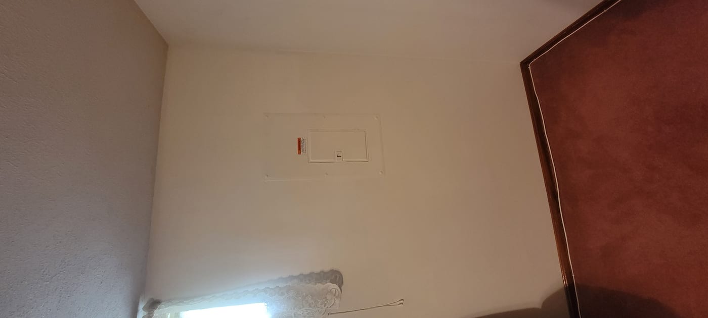Drywall repair completed