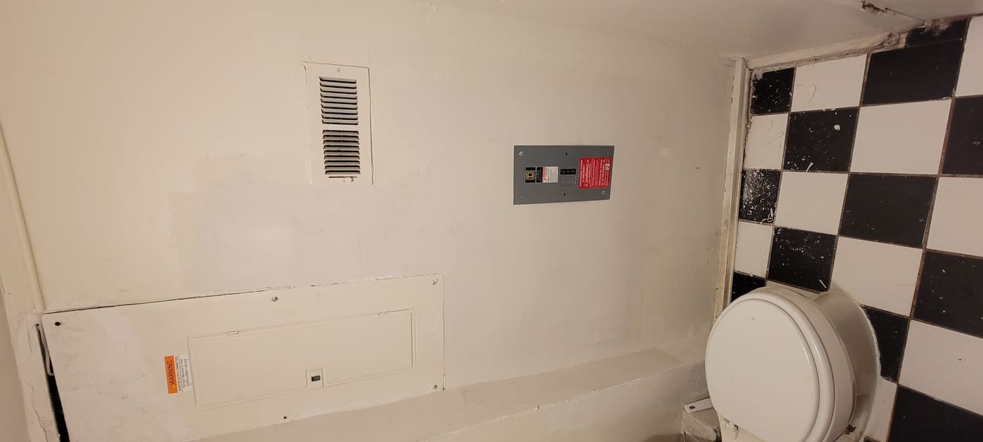 Drywall repair completed