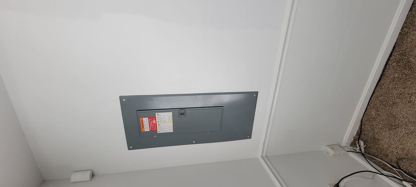 Drywall repair completed