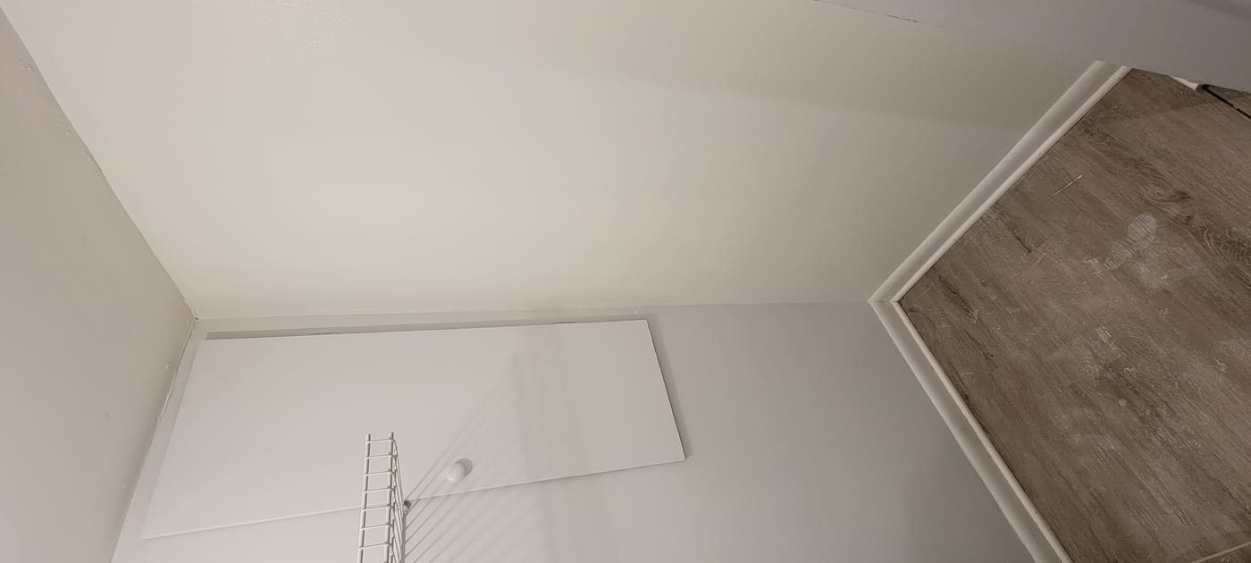 Drywall repair completed