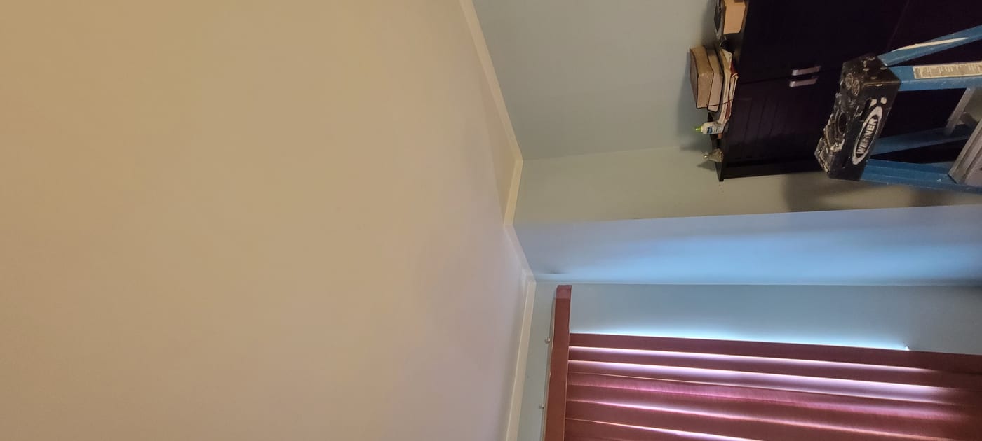 Drywall repair completed