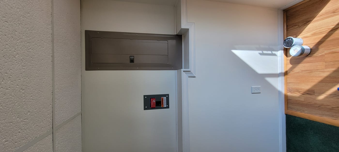 Drywall repair completed