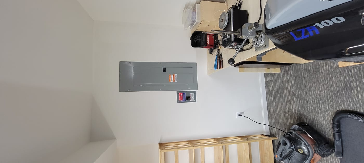 Drywall repair completed