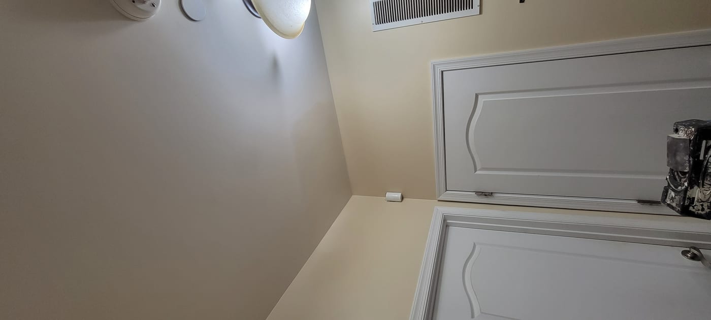 Drywall repair completed