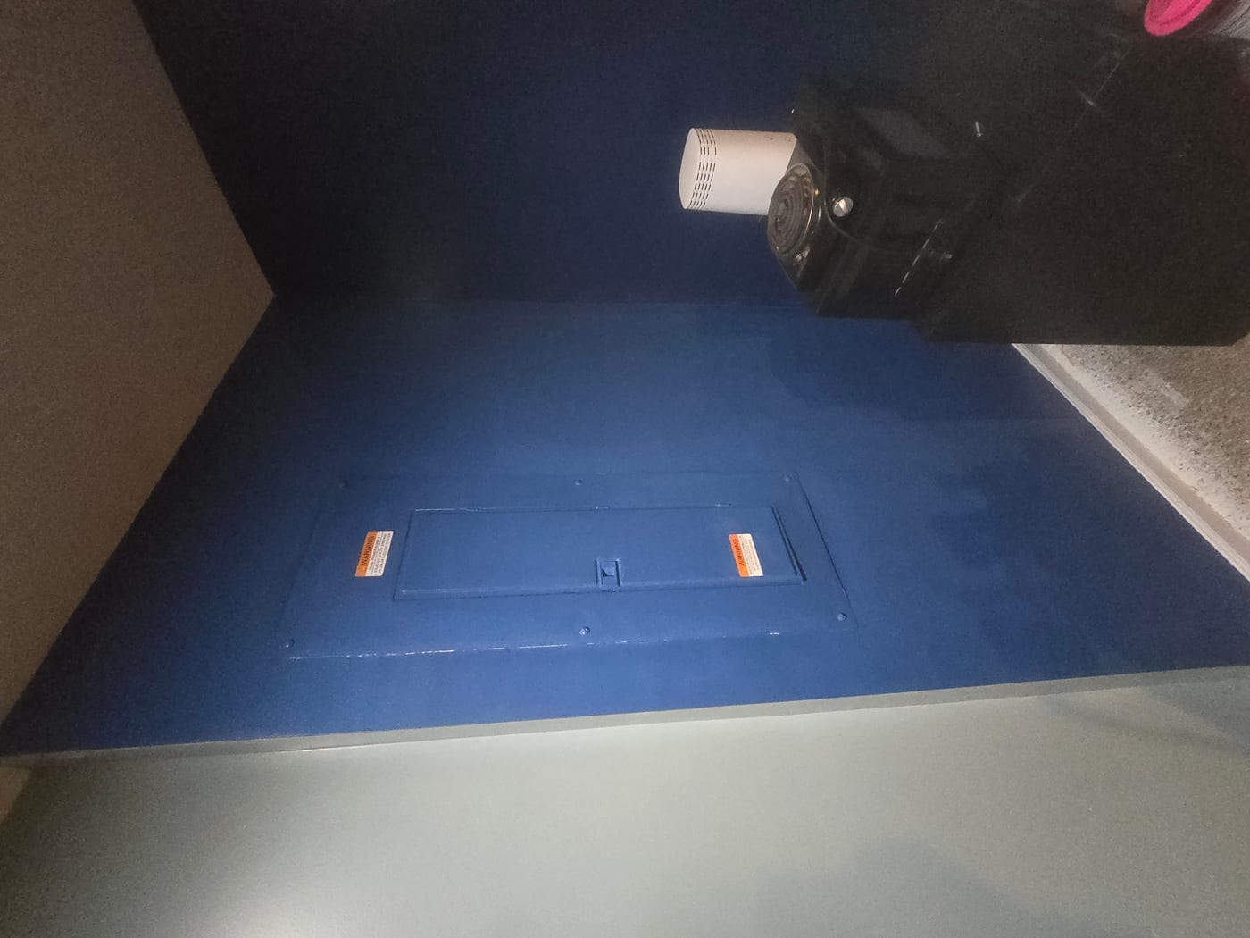 Drywall repair completed