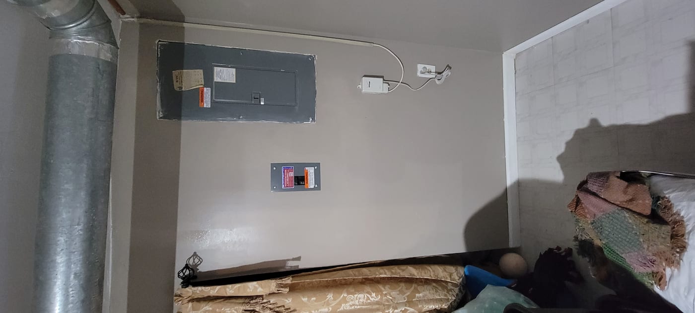 Drywall repair completed