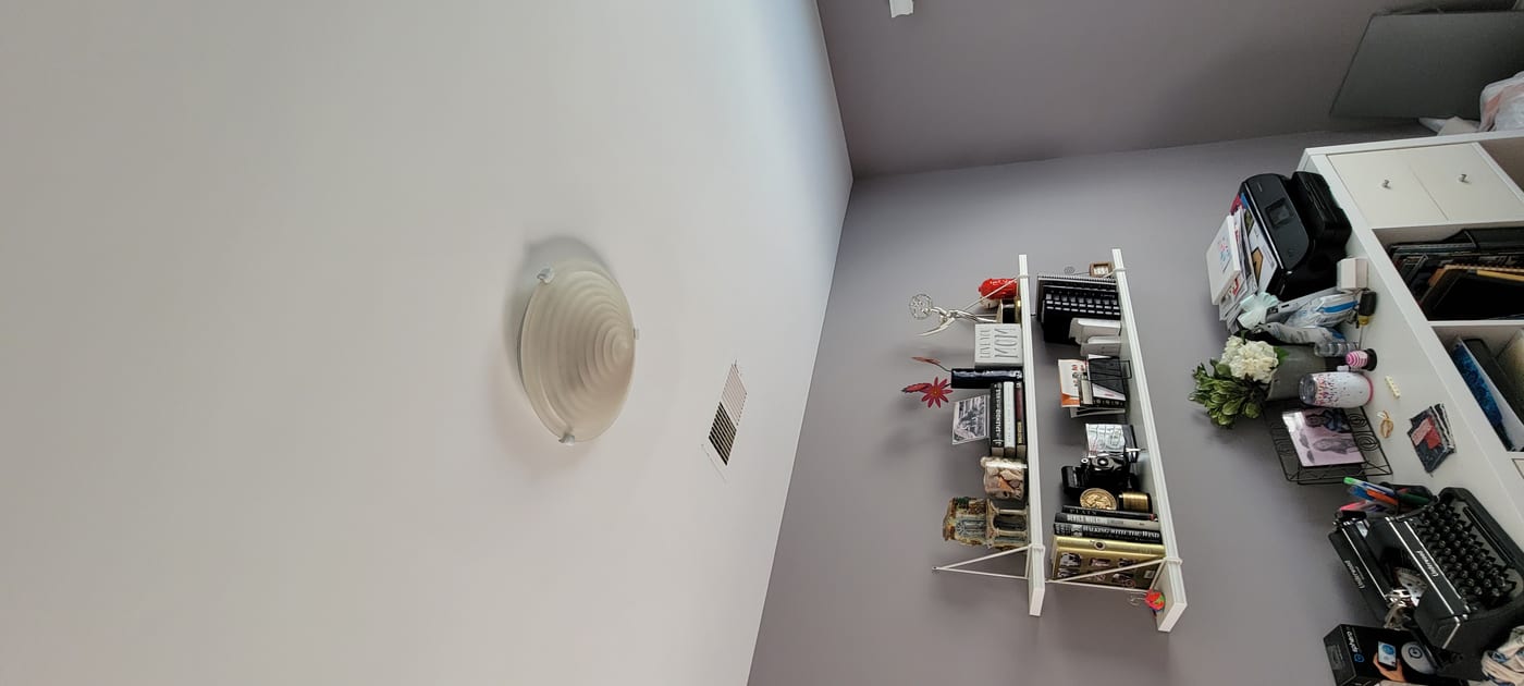 Drywall repair completed