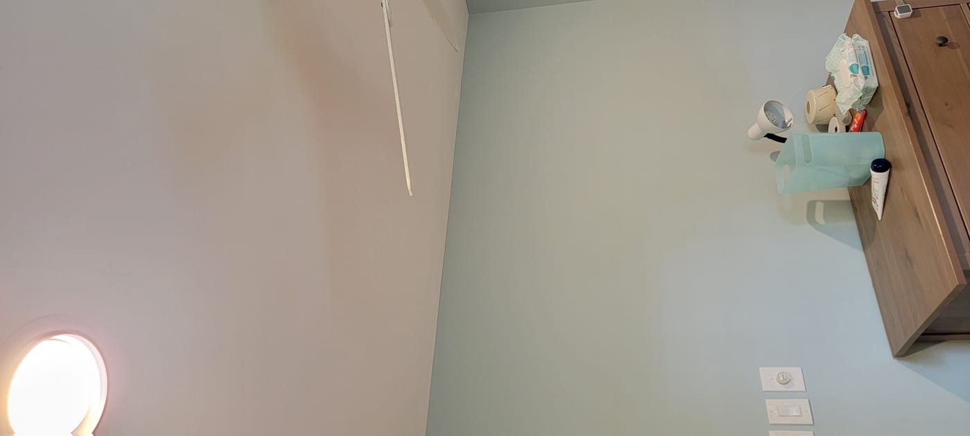 Drywall repair completed