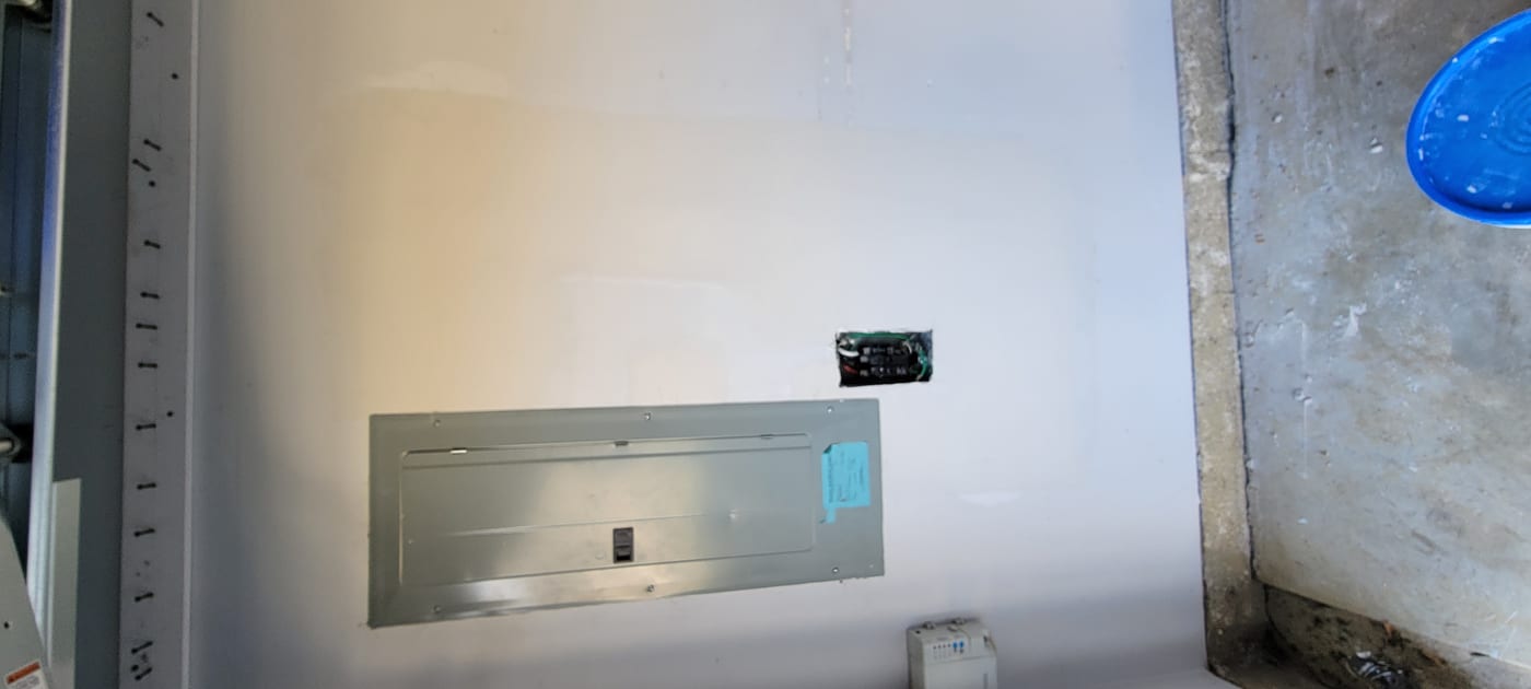 Drywall repair completed