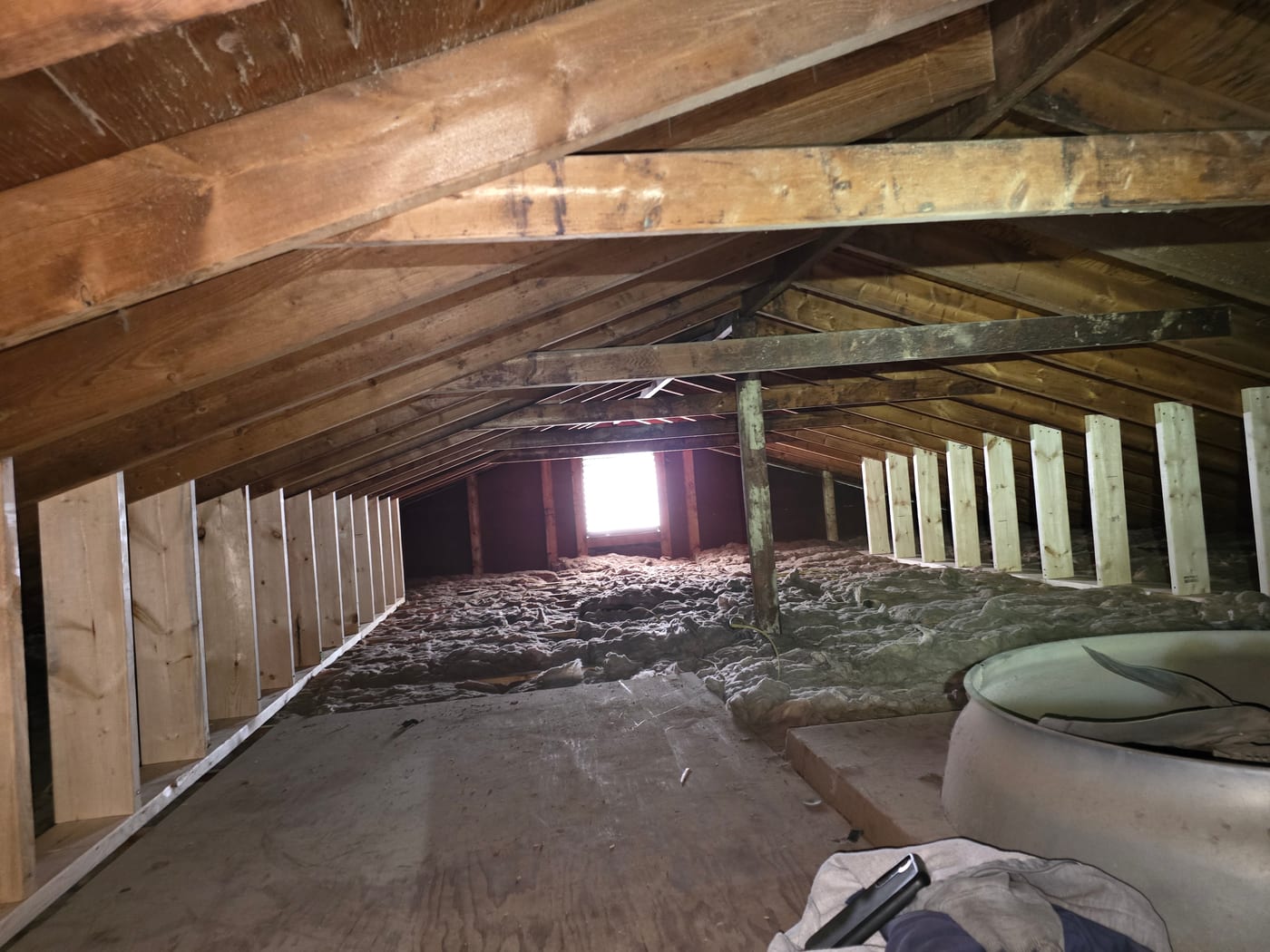 Rafter reinforcement completed