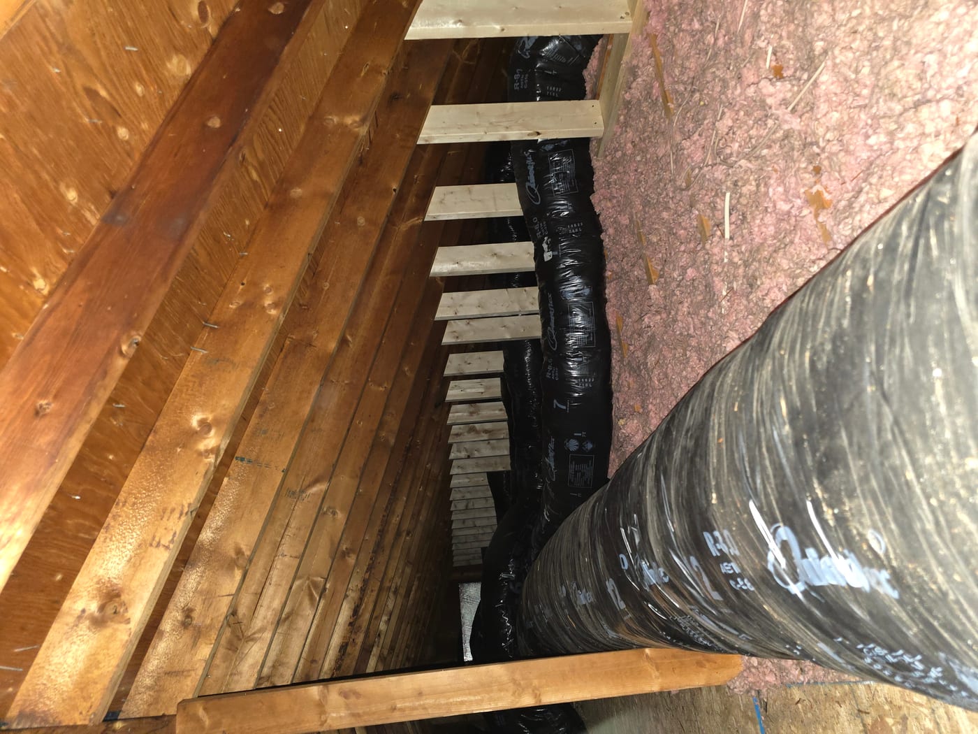 Rafter reinforcement completed