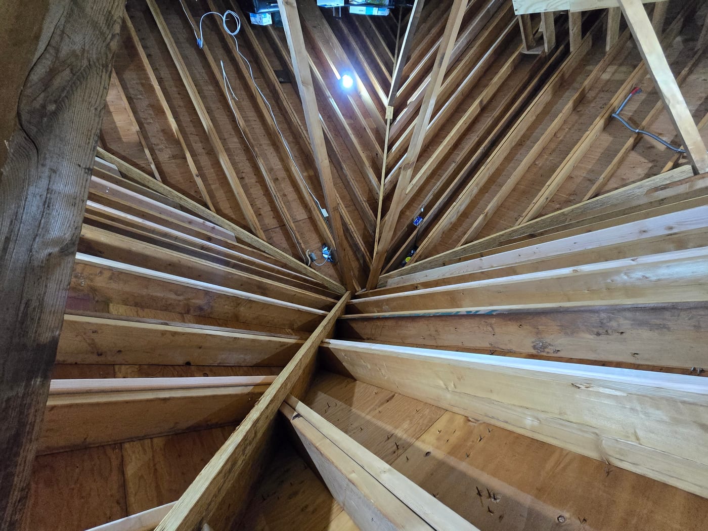 Rafter reinforcement completed